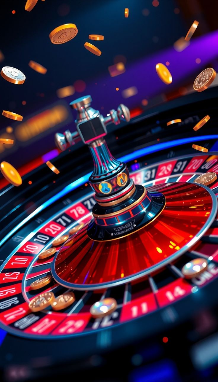 Live roulette table artwork
